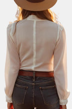 Dalia | Zacht Blouse Dames Top Romantisch