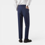 Men’s Solid Casual Straight-Leg Trousers