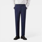 Men’s Solid Casual Straight-Leg Trousers