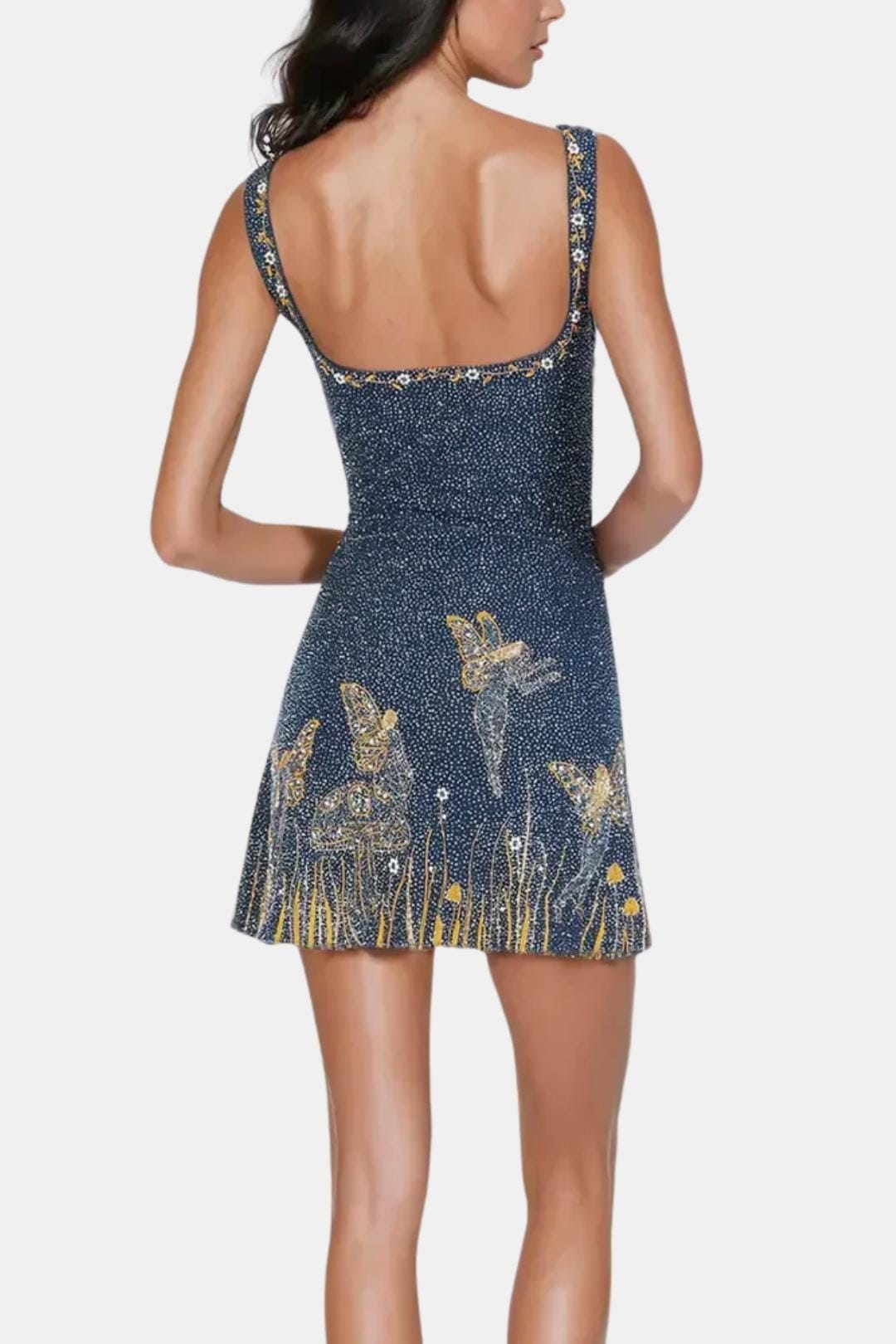 Diana | Stijlvolle Mini-Feestjurk Met Glitterlook
