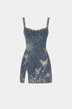 Diana | Stijlvolle Mini-Feestjurk Met Glitterlook