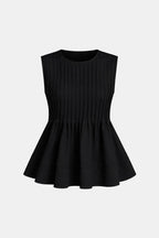 Elodia | Comfortabel Peplum Top Dames pleated