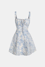 Elouise | Luchtige mini-bloemenjurk in skater-stijl