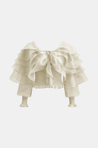 Elvessa | Elegant Ruffle blouse Dames Top Feestelijk