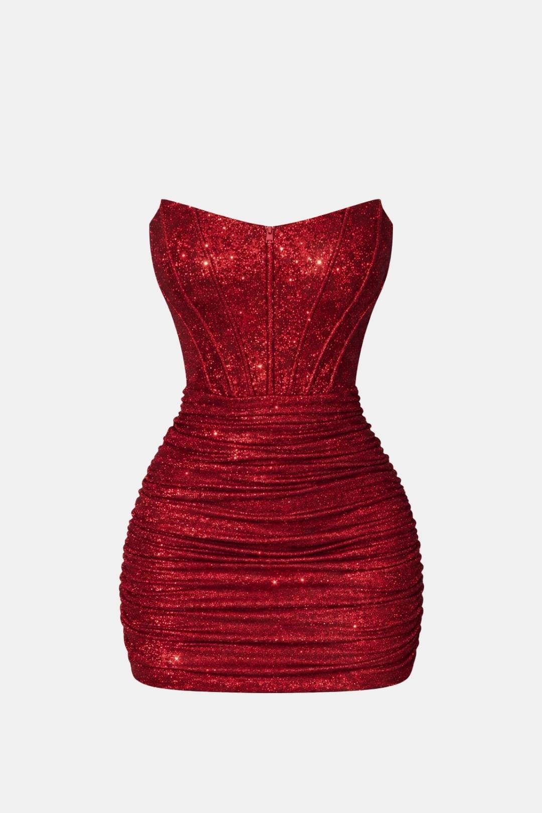 Eunice | Sexy Minicorsetjurk met Glitters Voor een Feestelijke Look