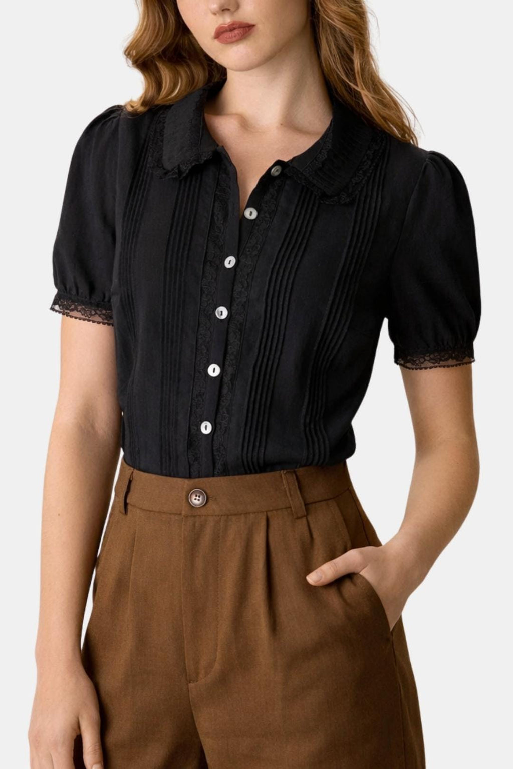 Evania | Comfortabel blouse dames top casual basic