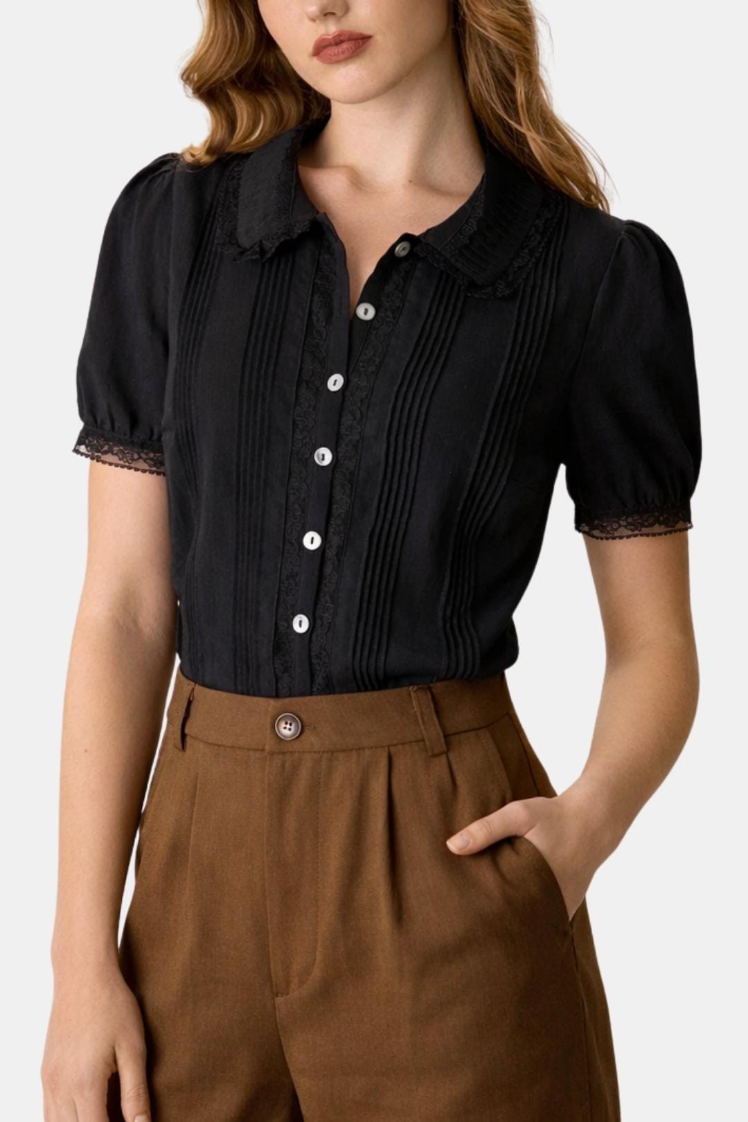 Evania | Comfortabel blouse dames top casual basic