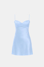 Eveline | Elegante Mini-Satijnen Jurk Met Opvallende Details