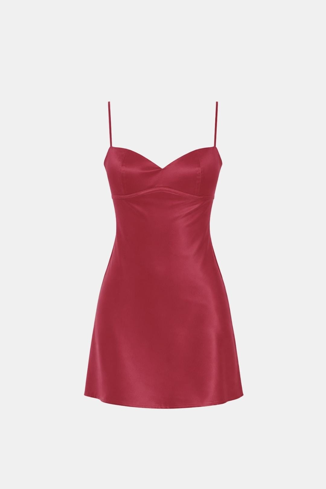 Eveline | Elegante Mini-Satijnen Jurk Met Opvallende Details