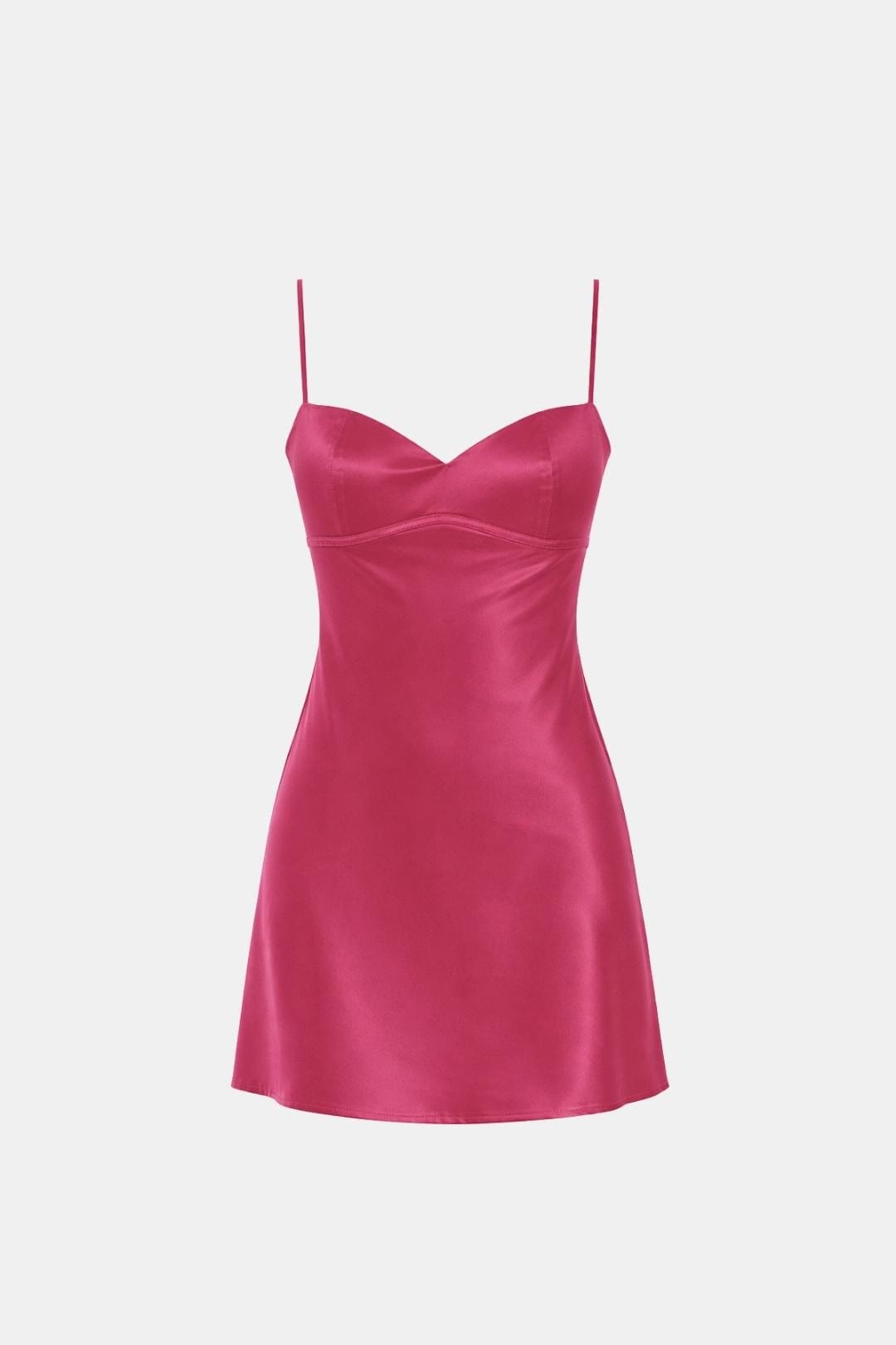 Eveline | Elegante Mini-Satijnen Jurk Met Opvallende Details