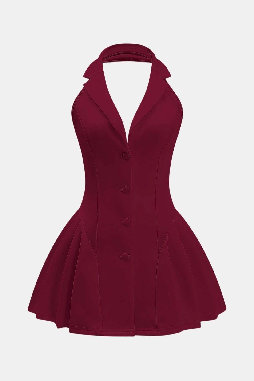 Feah | Stijlvolle Mini-Halterjurk Als Feestoutfit