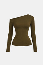 Filippa| Stijlvol One Shoulder Top dames minimalistisch
