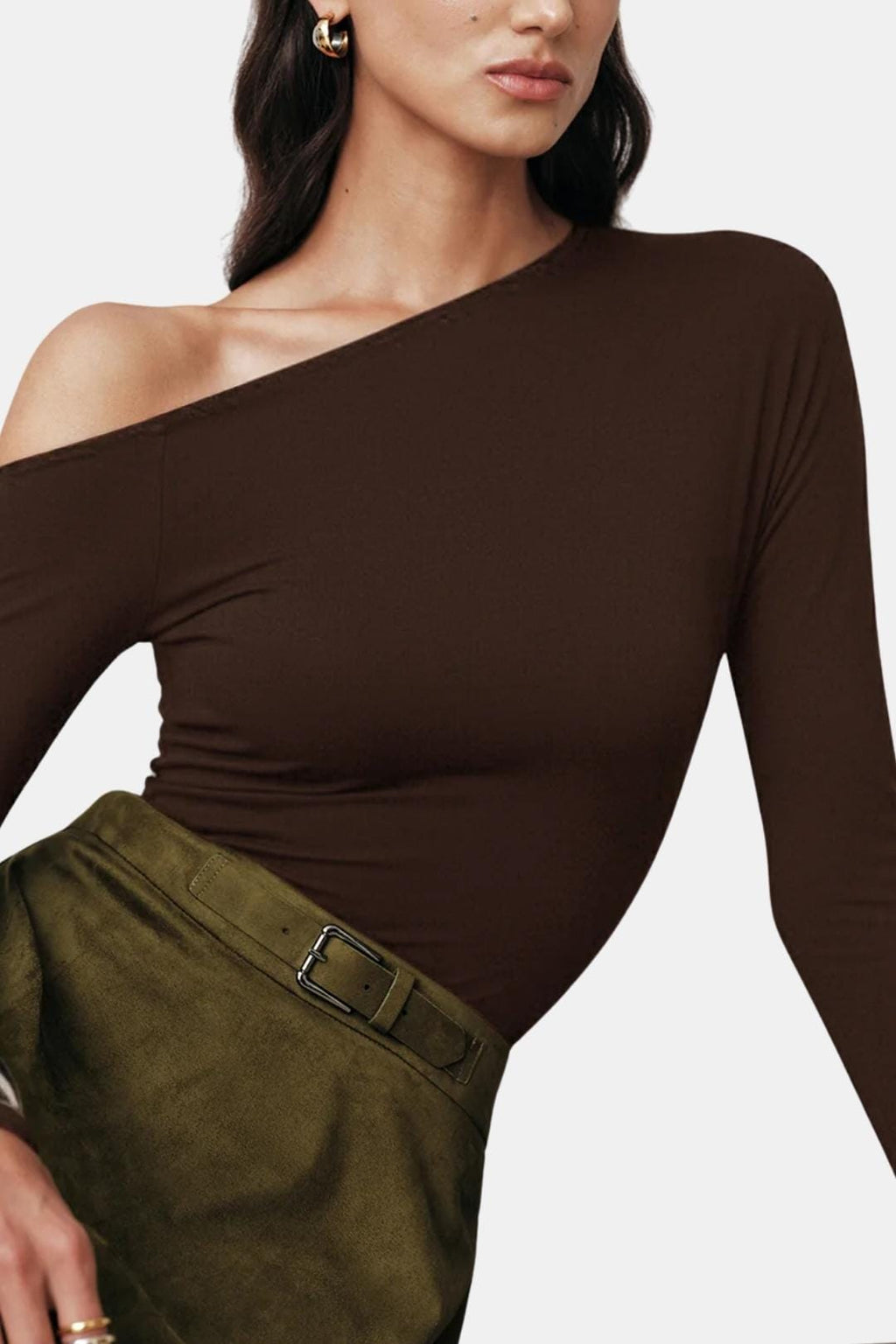 Filippa| Stijlvol One Shoulder Top dames minimalistisch