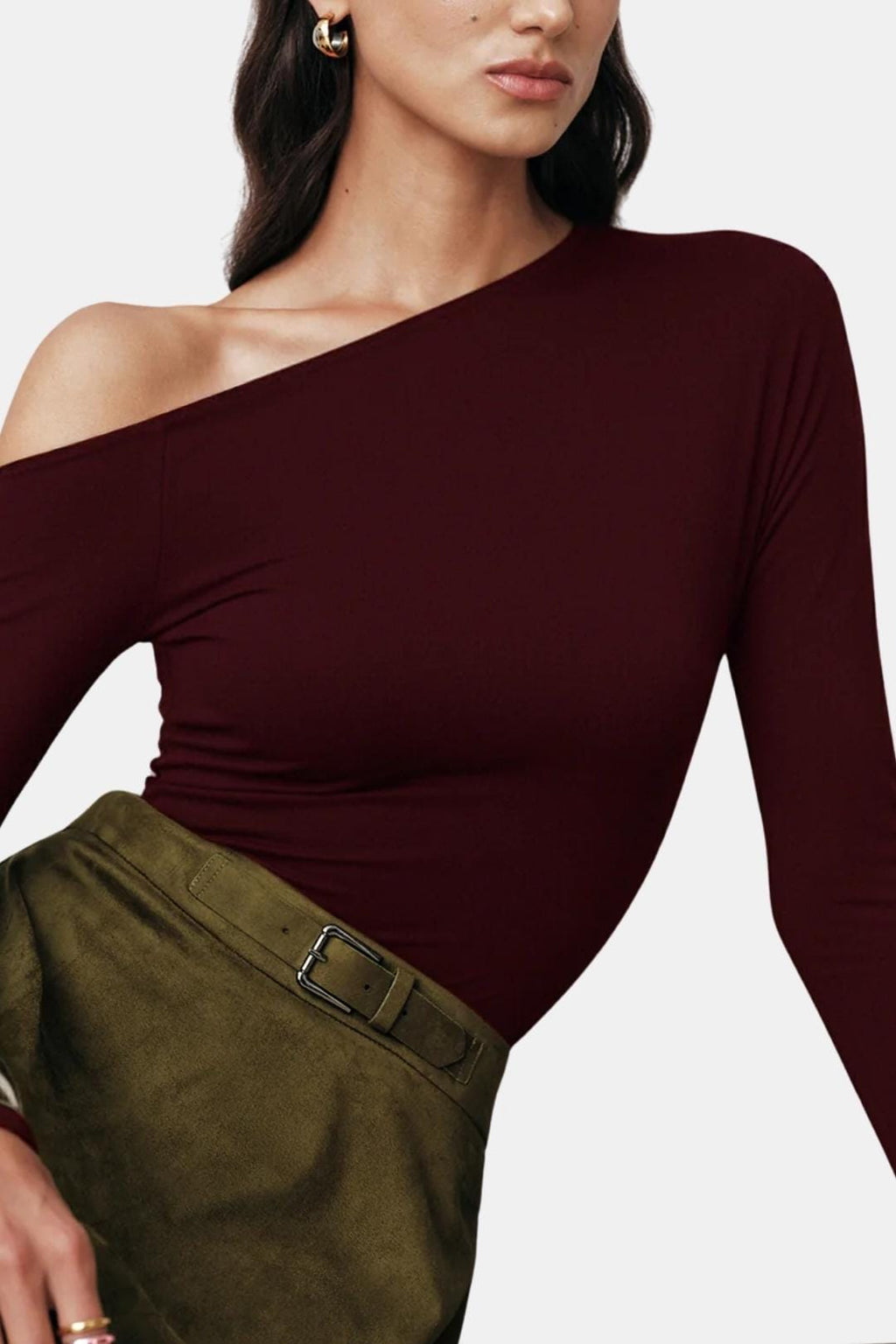 Filippa| Stijlvol One Shoulder Top dames minimalistisch