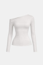 Filippa| Stijlvol One Shoulder Top dames minimalistisch