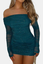 Grace | Elegant Mini Jurk Glitter Feestjurk Bodycon