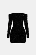 Ilene | Elegante Mini-Glitterjurk Voor Een Avondje Uit