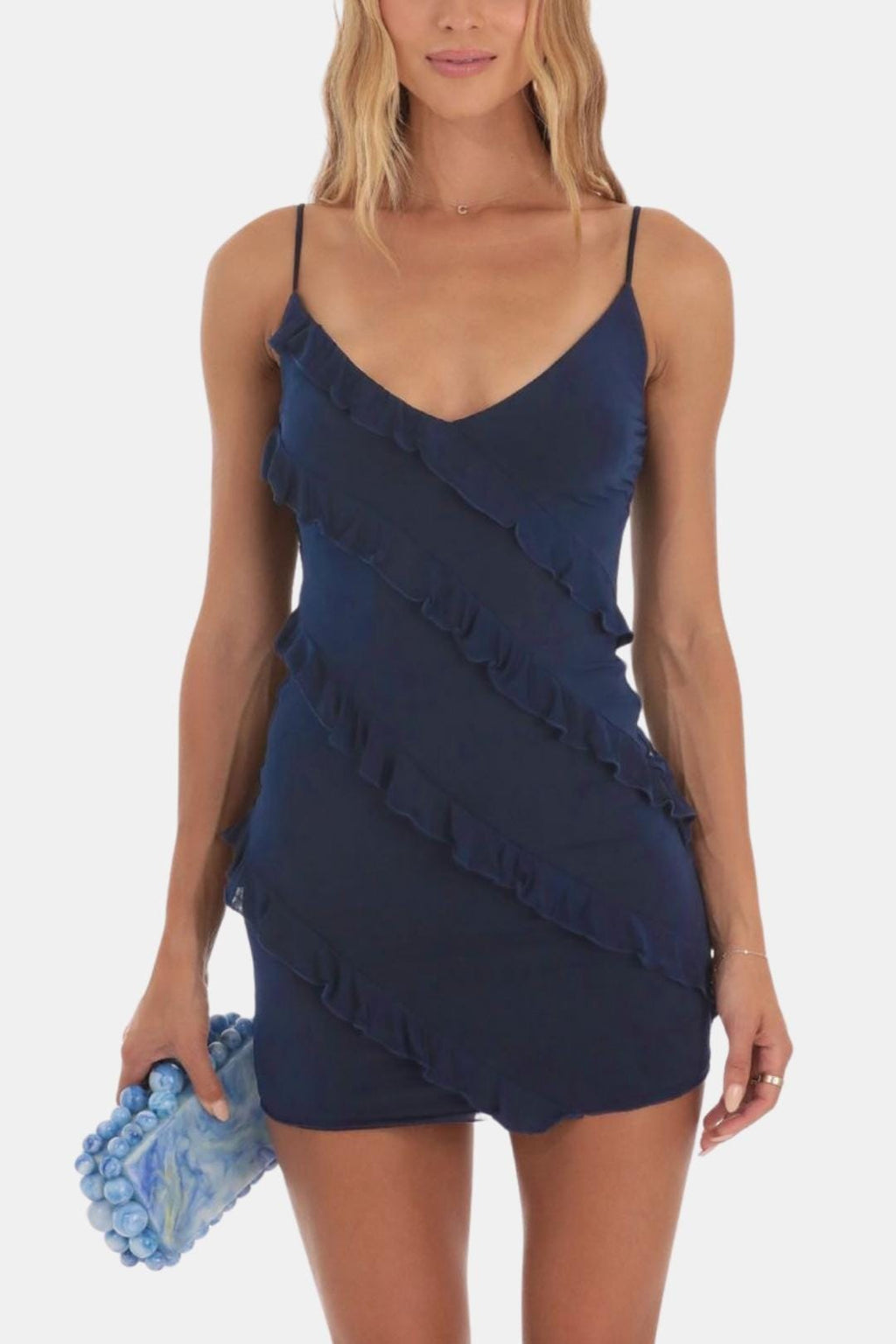 Isadora | Chique Mini-jurk Met laagjes, Casual Outfit