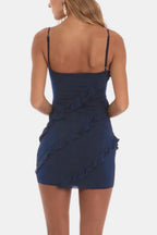 Isadora | Chique Mini-jurk Met laagjes, Casual Outfit