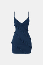 Isadora | Chique Mini-jurk Met laagjes, Casual Outfit
