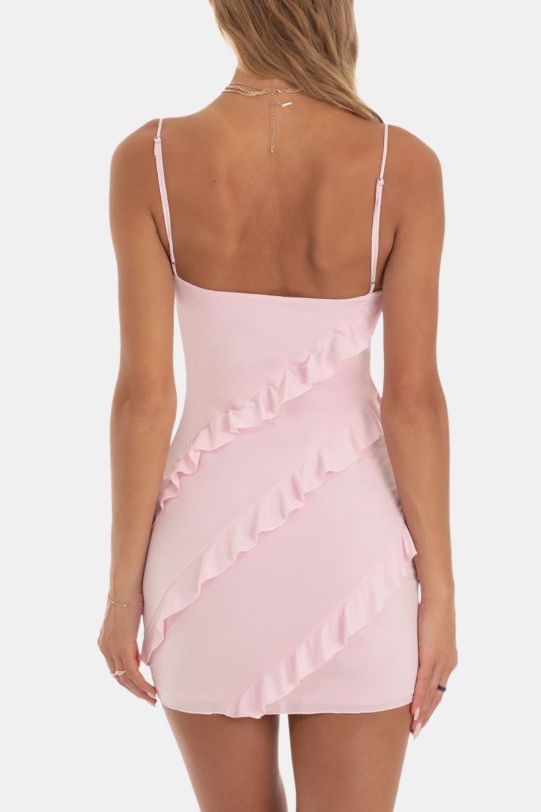 Isadora | Chique Mini-jurk Met laagjes, Casual Outfit