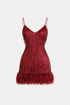 Jeena | Chic Mini Pailletten Dress Feest Outfit