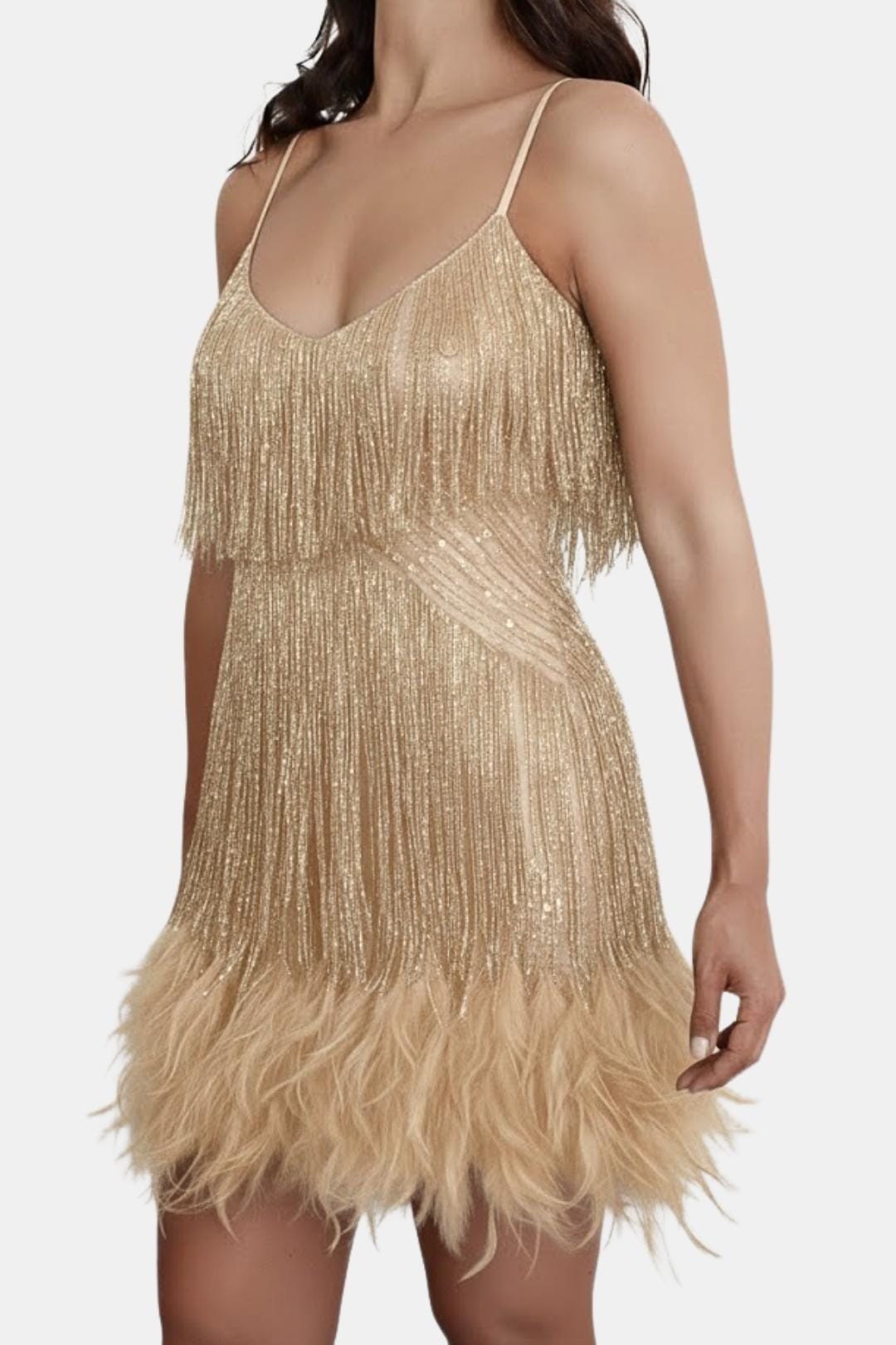 Jeena | Chic Mini Pailletten Dress Feest Outfit