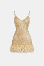 Jeena | Chic Mini Pailletten Dress Feest Outfit