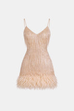 Jeena | Chic Mini Pailletten Dress Feest Outfit