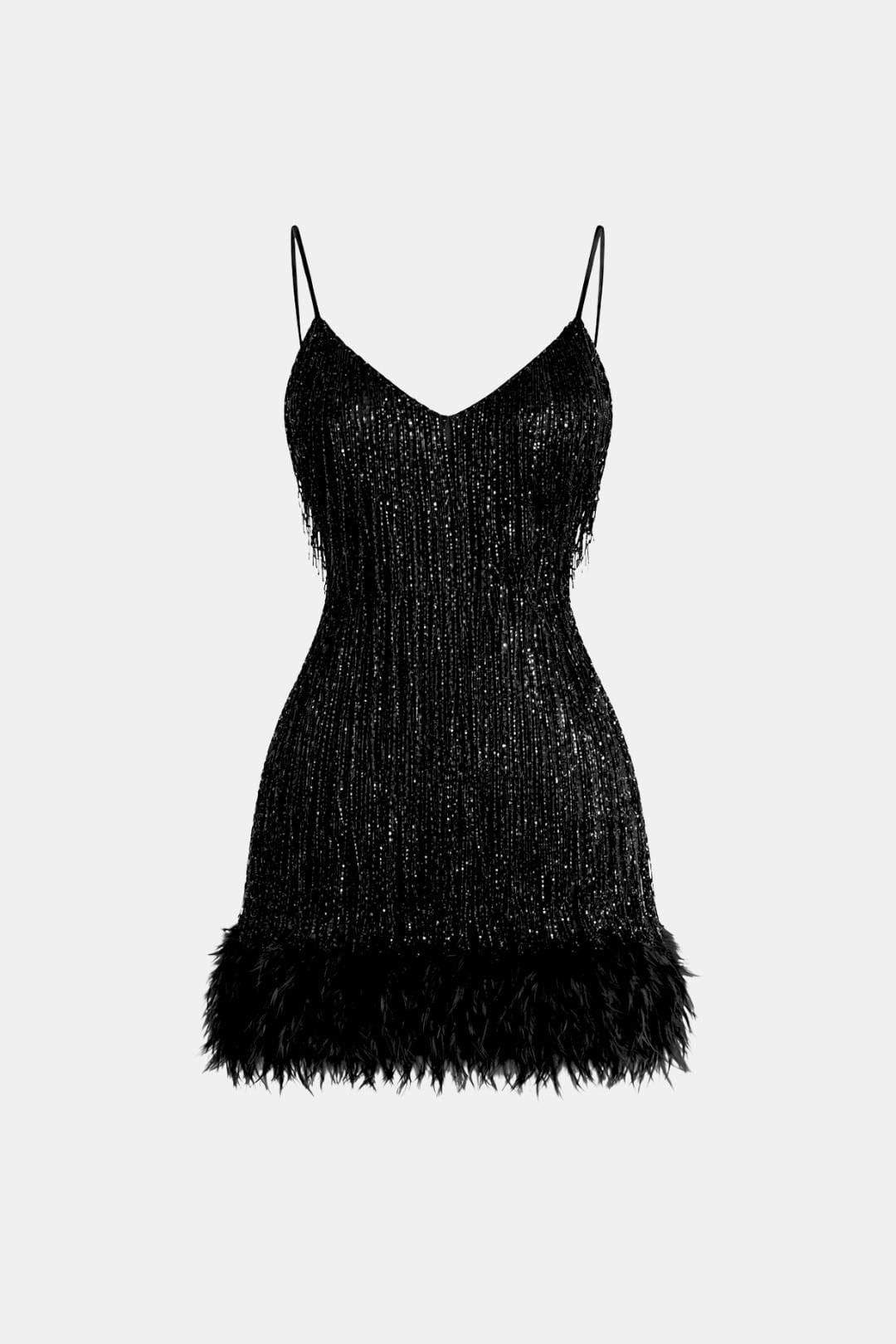Jeena | Chic Mini Pailletten Dress Feest Outfit