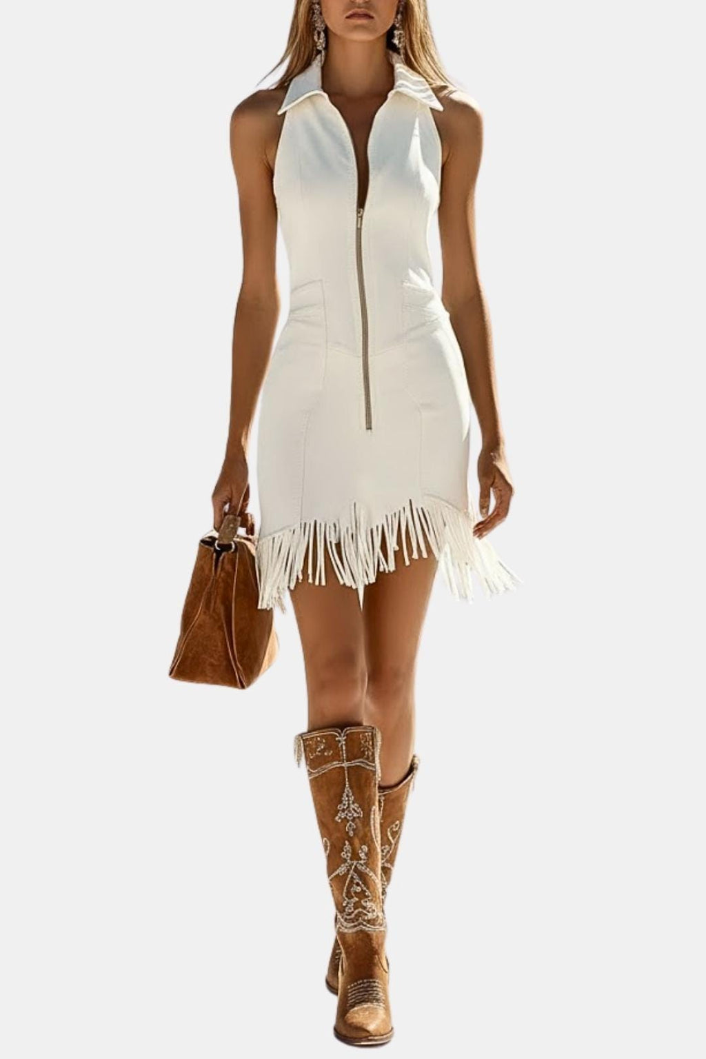 Kaiya | Chique mini-jurk in westernstijl – Casual look