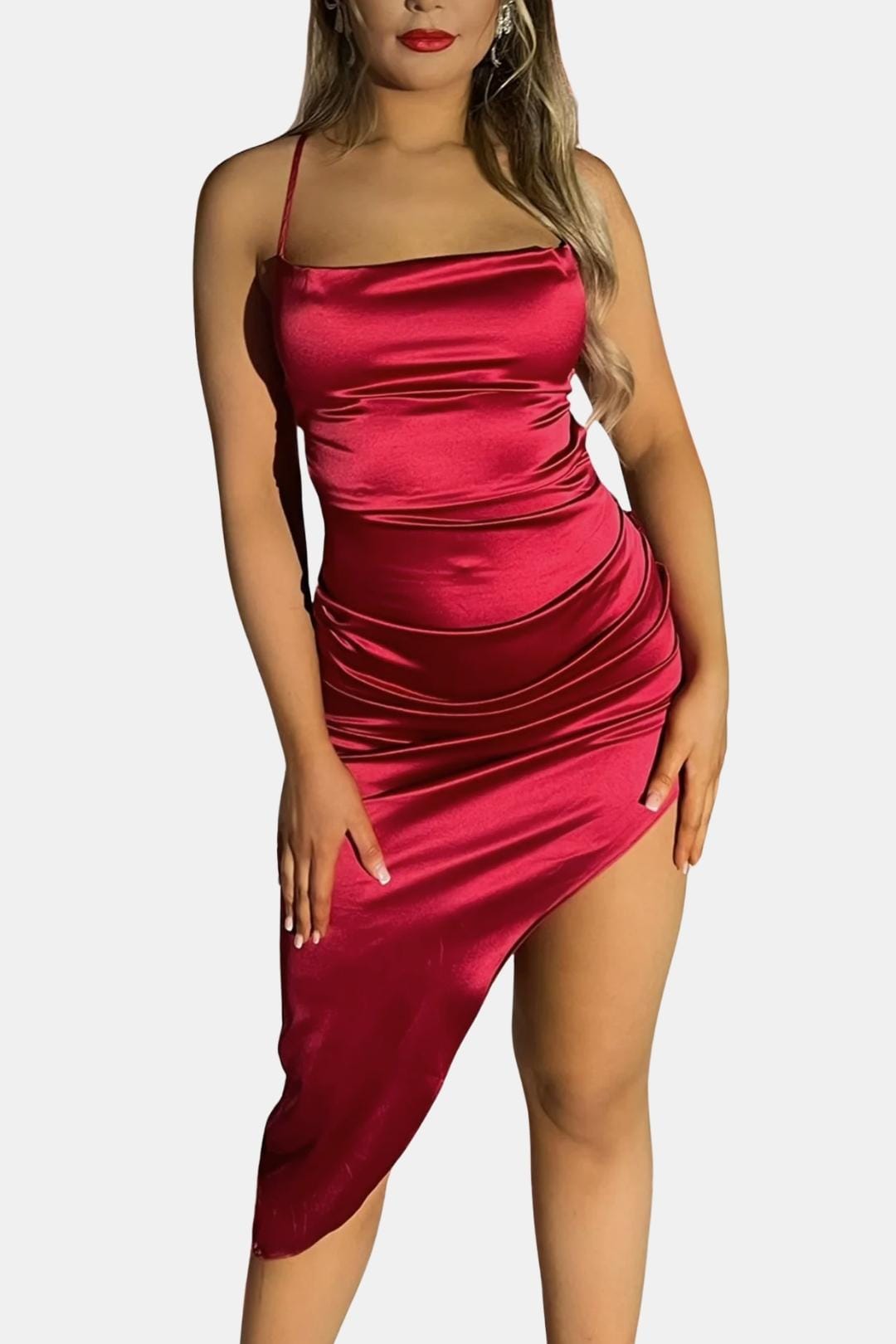 Kyria | Chique Mini-Bodyconjurk Met Asymmetrisch Ontwerp