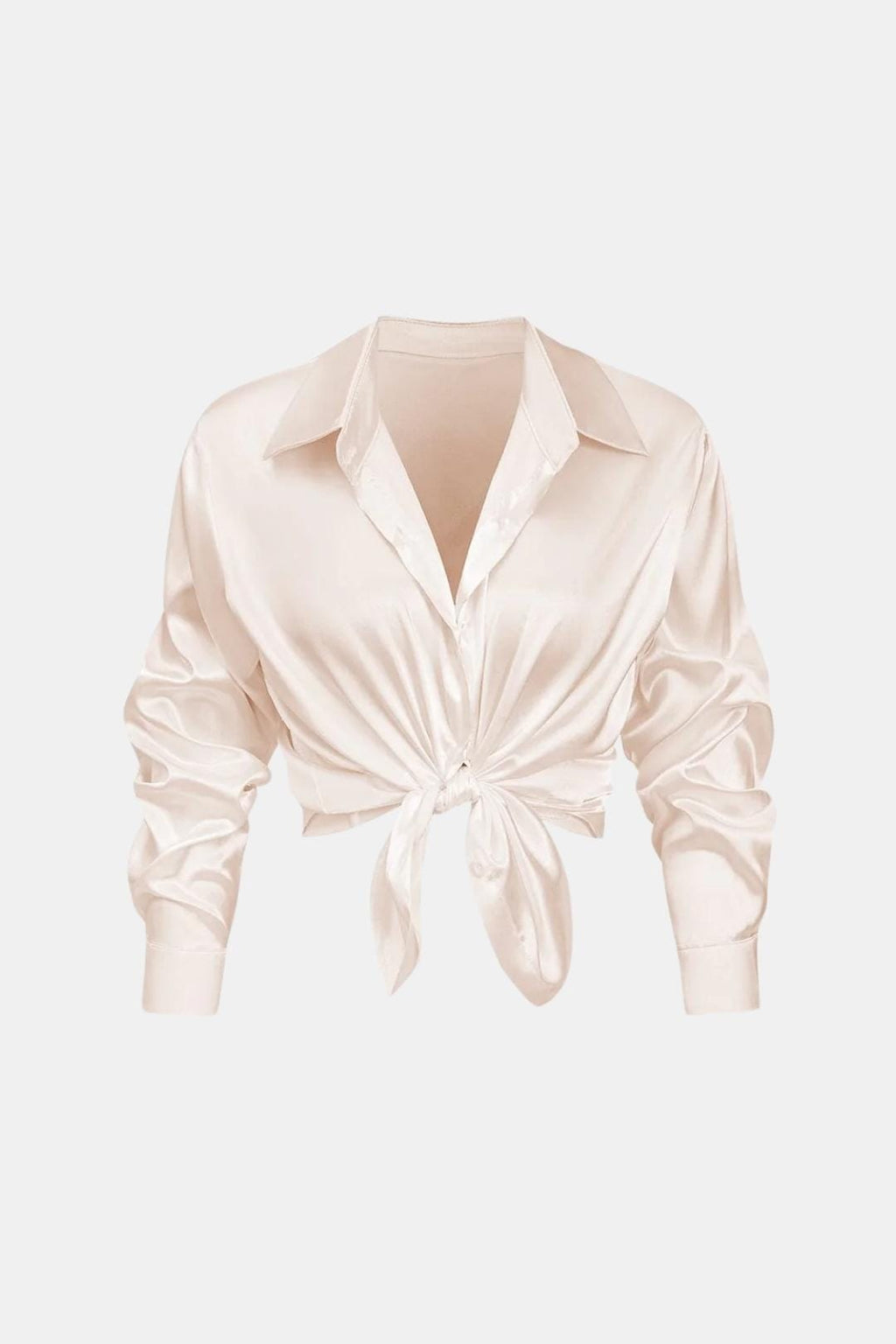 Lexie | Elegant blouse dames top satijn strik
