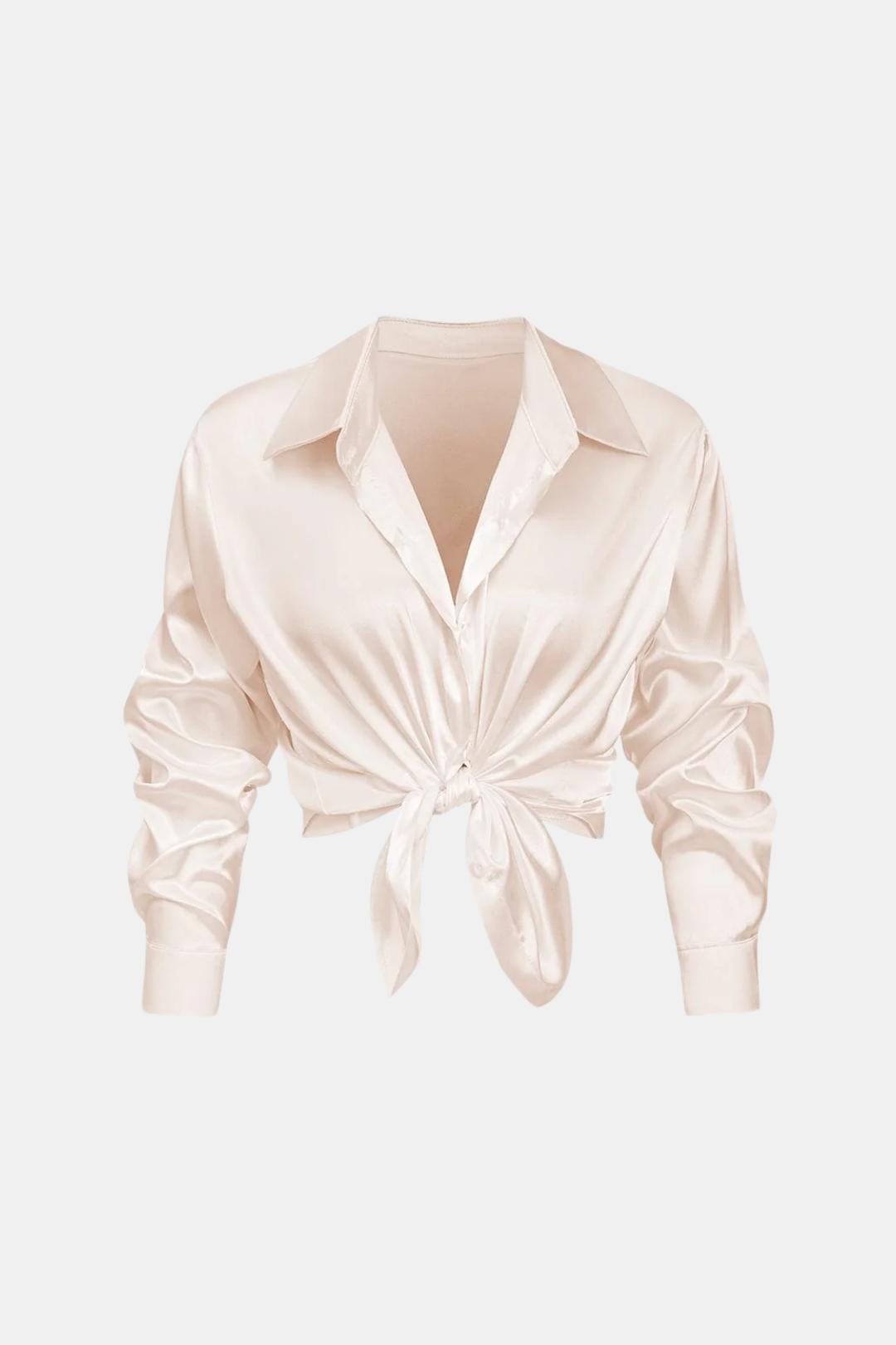 Lexie | Elegant blouse dames top satijn strik