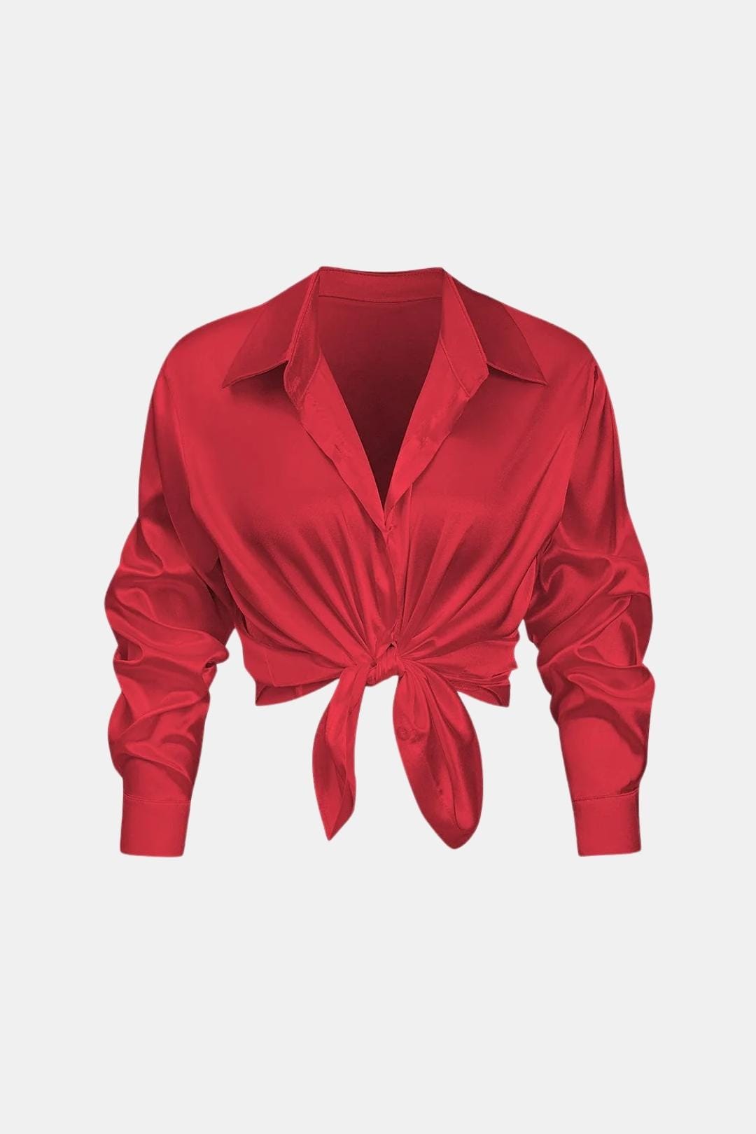 Lexie | Elegant blouse dames top satijn strik
