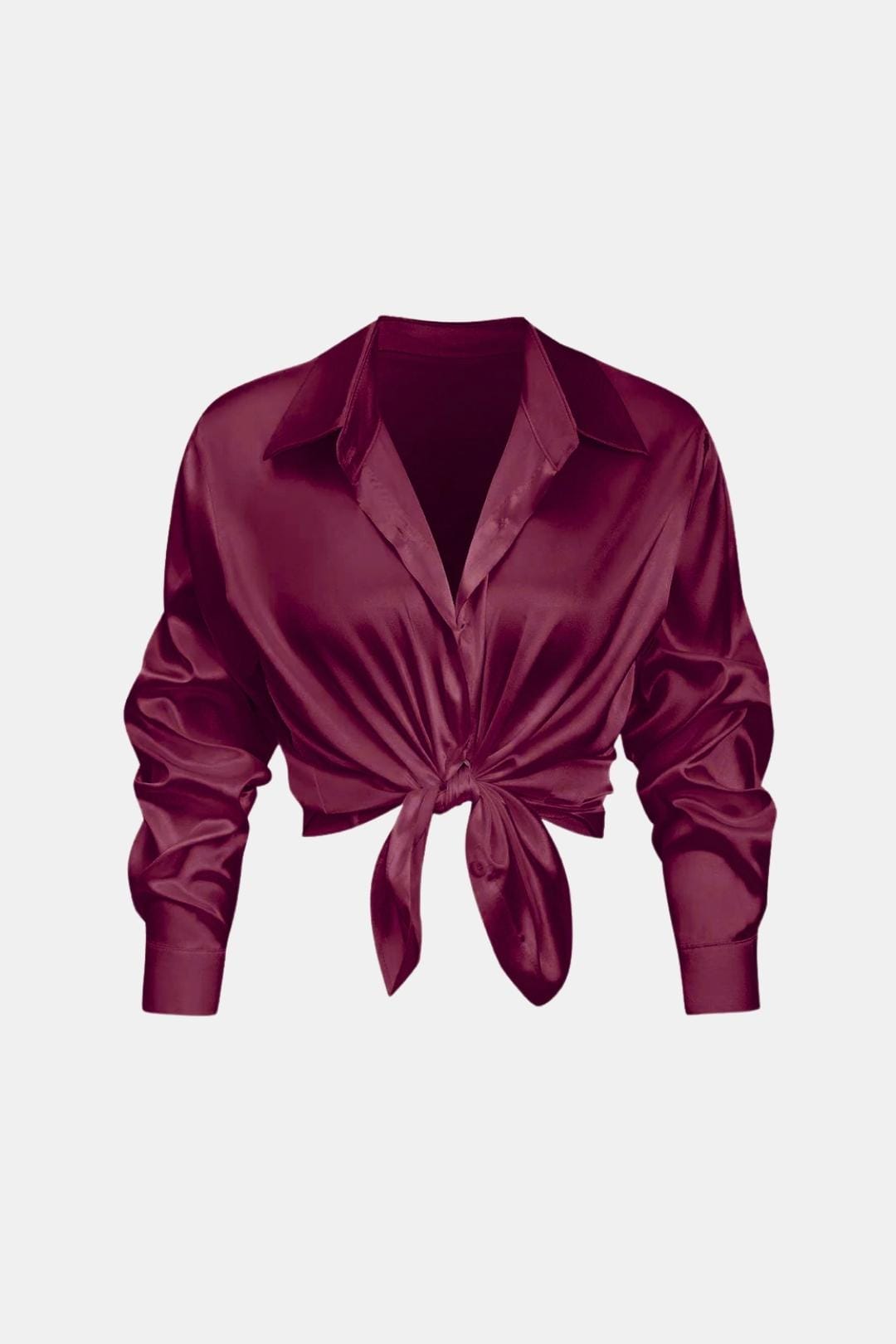 Lexie | Elegant blouse dames top satijn strik