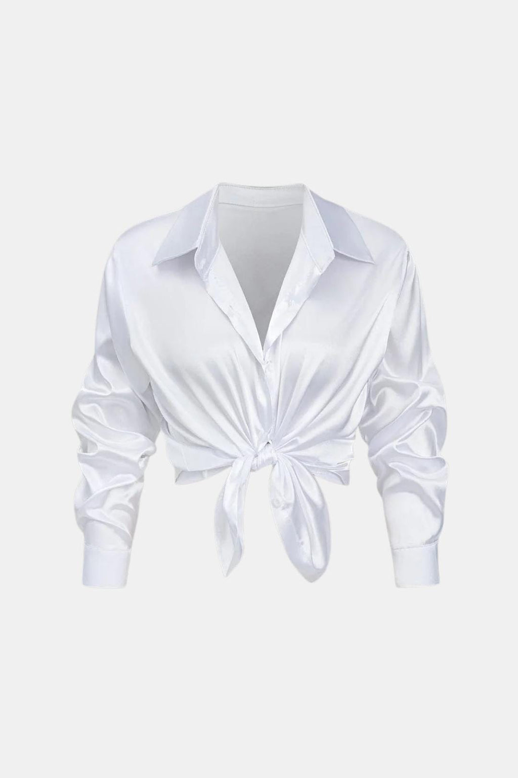 Lexie | Elegant blouse dames top satijn strik