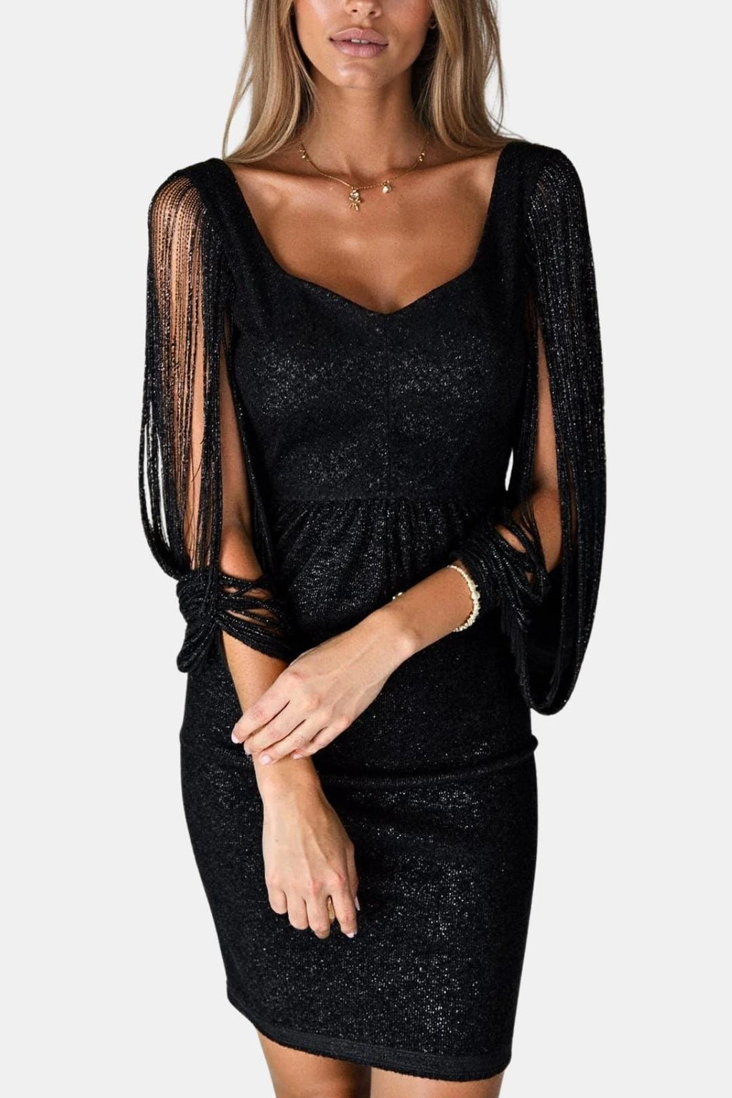 Lorena | Elegant Midi Pailletten Dress Avond Outfit