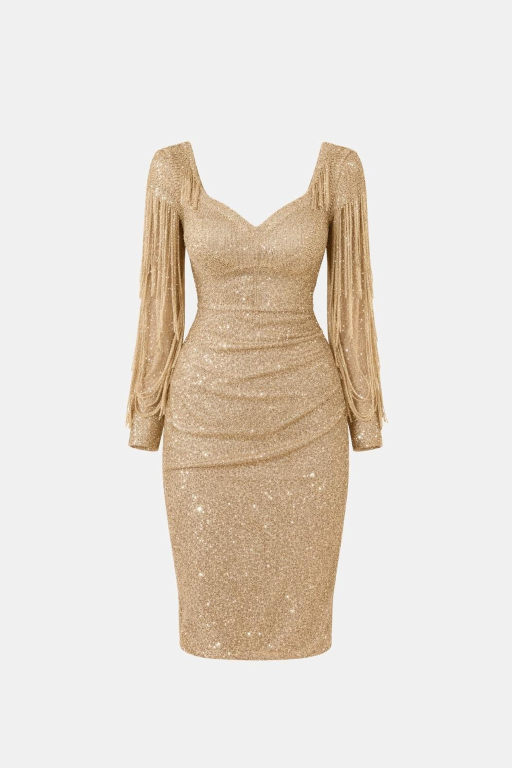 Lorena | Elegant Midi Pailletten Dress Avond Outfit
