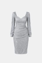 Lorena | Elegant Midi Pailletten Dress Avond Outfit