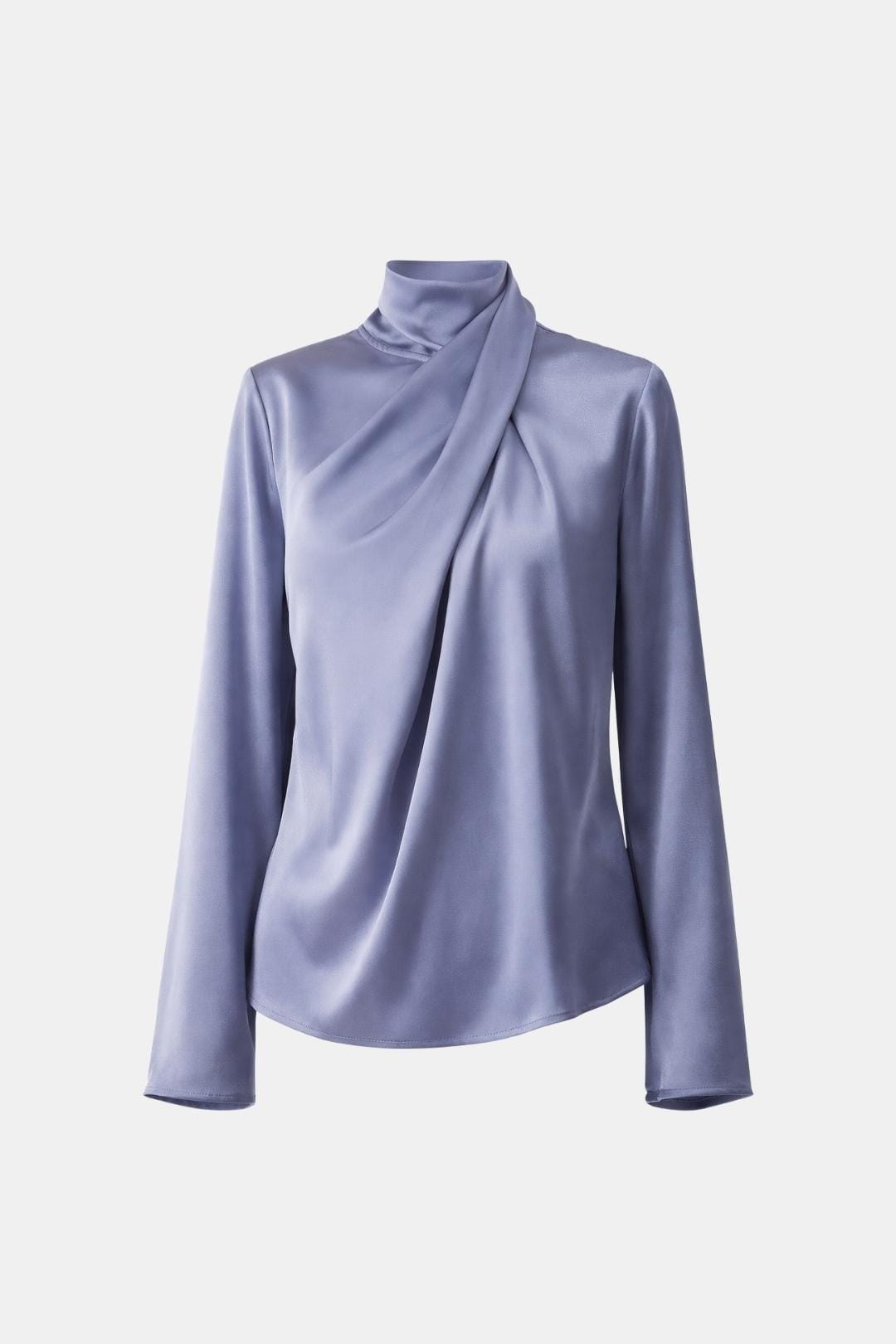 Lysara | Chic Blouse Dames Top Glanzend Col