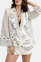 Maeve | Chic blouse dames top print vakantie