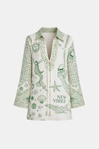 Maeve | Chic blouse dames top print vakantie