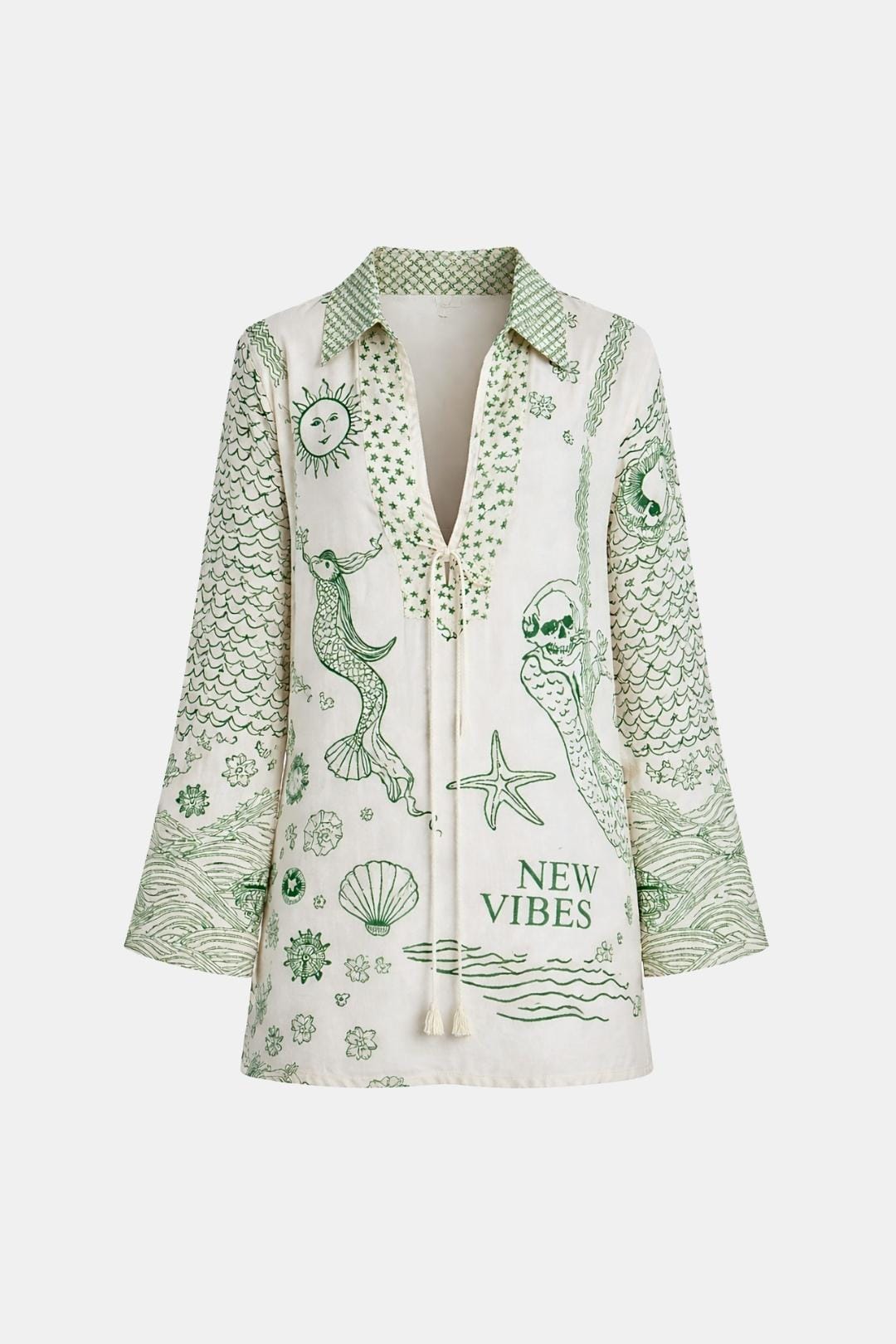 Maeve | Chic blouse dames top print vakantie