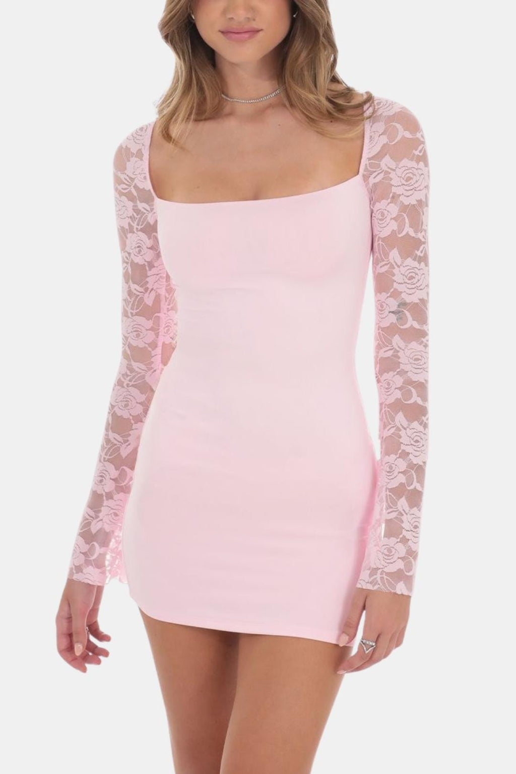 Maribel | Sexy Mini Bodycon Dress Kanten Look