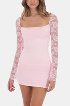 Maribel | Sexy Mini Bodycon Dress Kanten Look