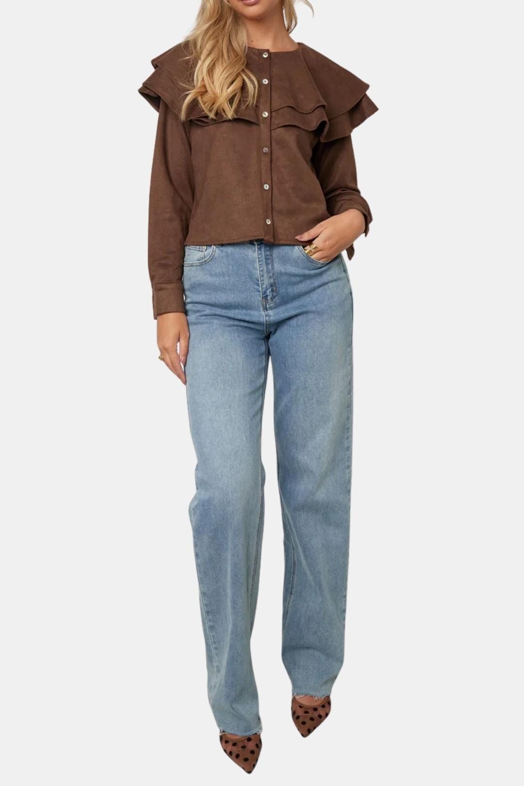 Matilda | Chic Ruffle Blouse Dames Top Casual