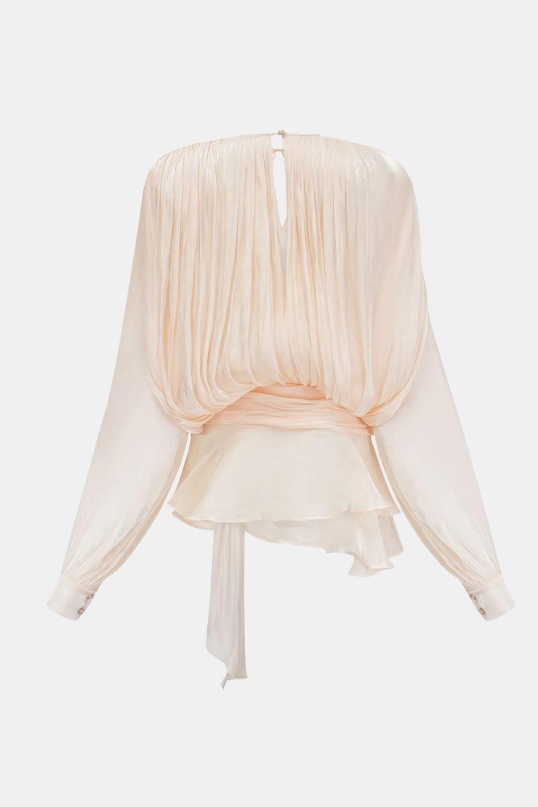 Miora | Luchtig Blouse Jurk Mini Strik Taille