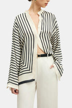 Navira | Luchtige blouse voor dames, gestreepte oversized top