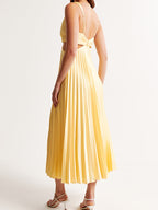 Elle | Elegante maxi jurk v-hals modern chic avond